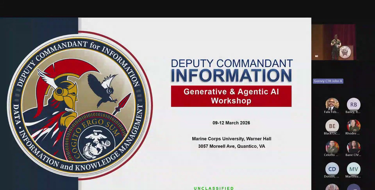 USMC Generative and Agentic AI Workshop: Day 2 - Block 1