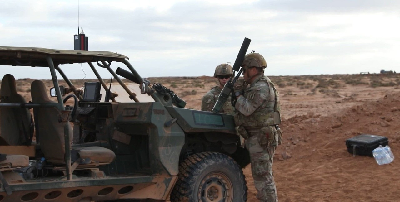 B-roll: 173rd Airborne Brigade integrates robotics, emerging technology to defeat enemy advance during African Lion 26
