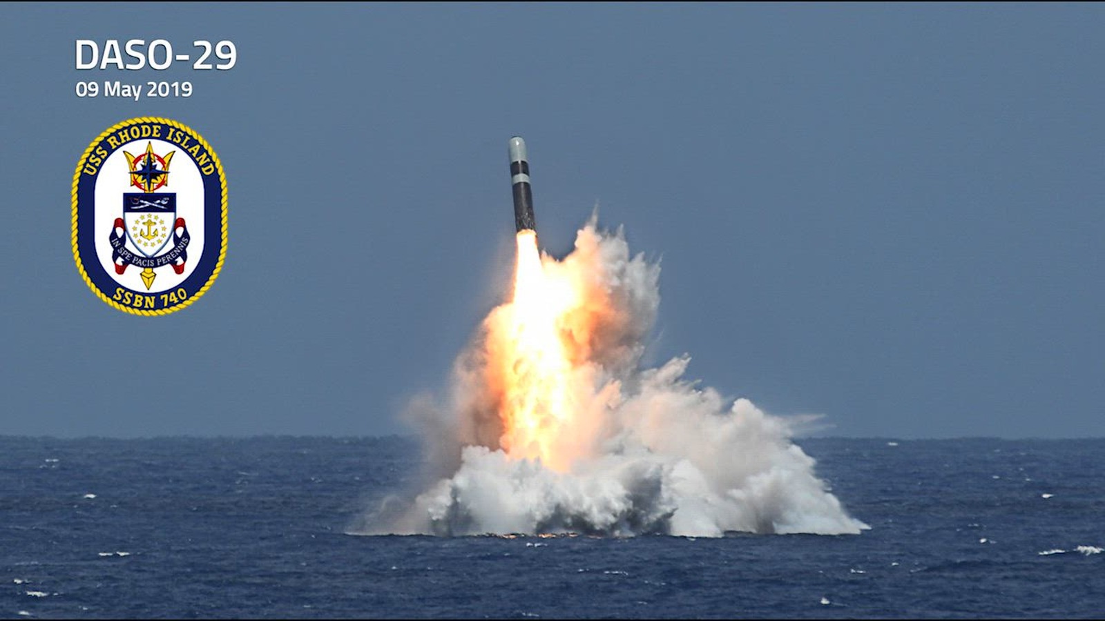 USS Rhode Island Successfully Tests Trident II D5 Missile