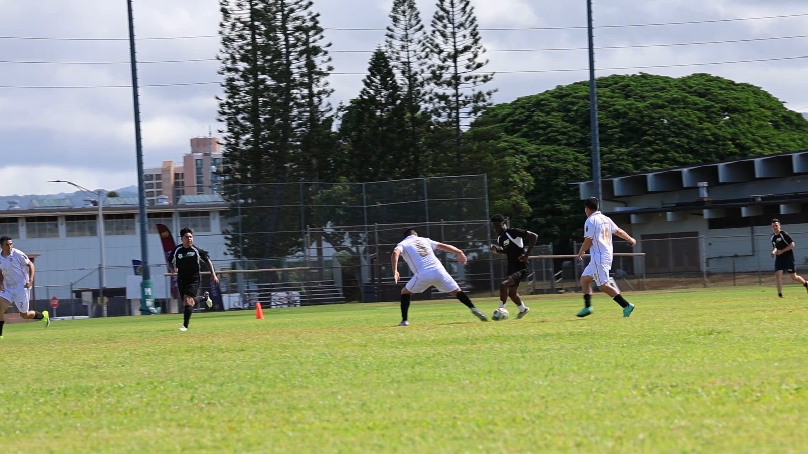 B-Roll: USS Essex (USA) vs BAP Pisco (Peru) RIMPAC Soccer Finals