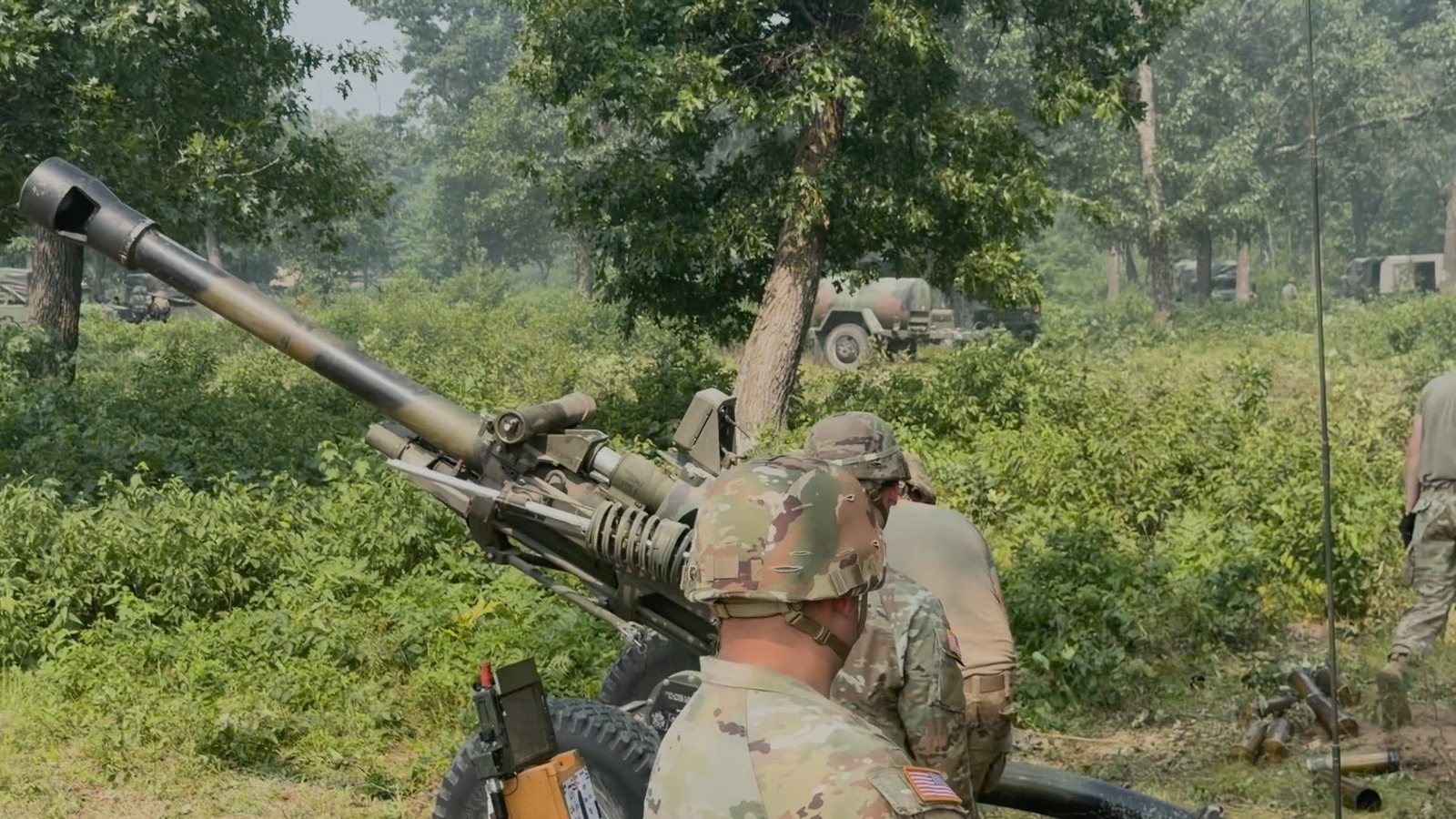 1-120 Field Artillery at Fort McCoy