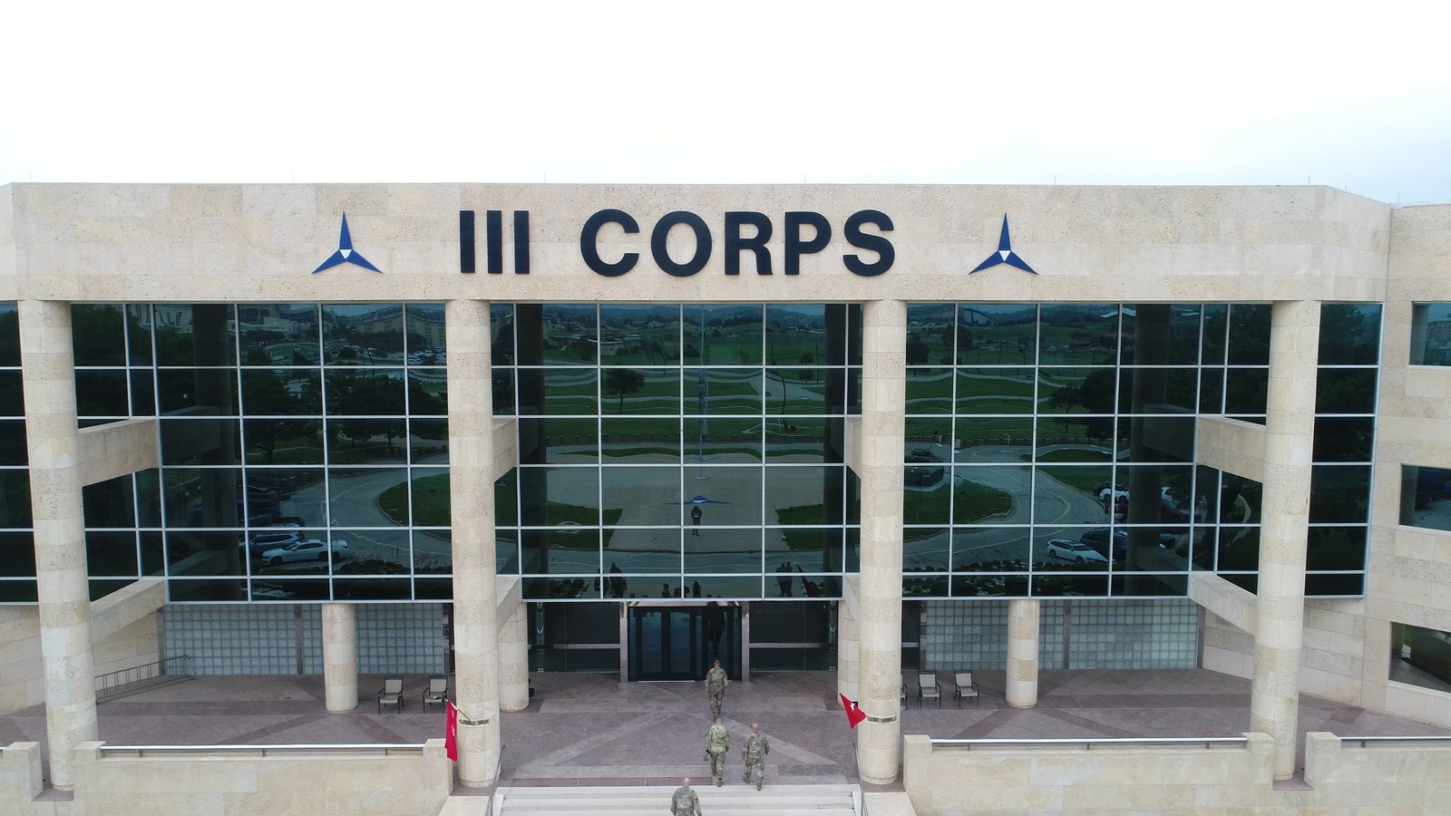 Drone footage of III Armored Corps