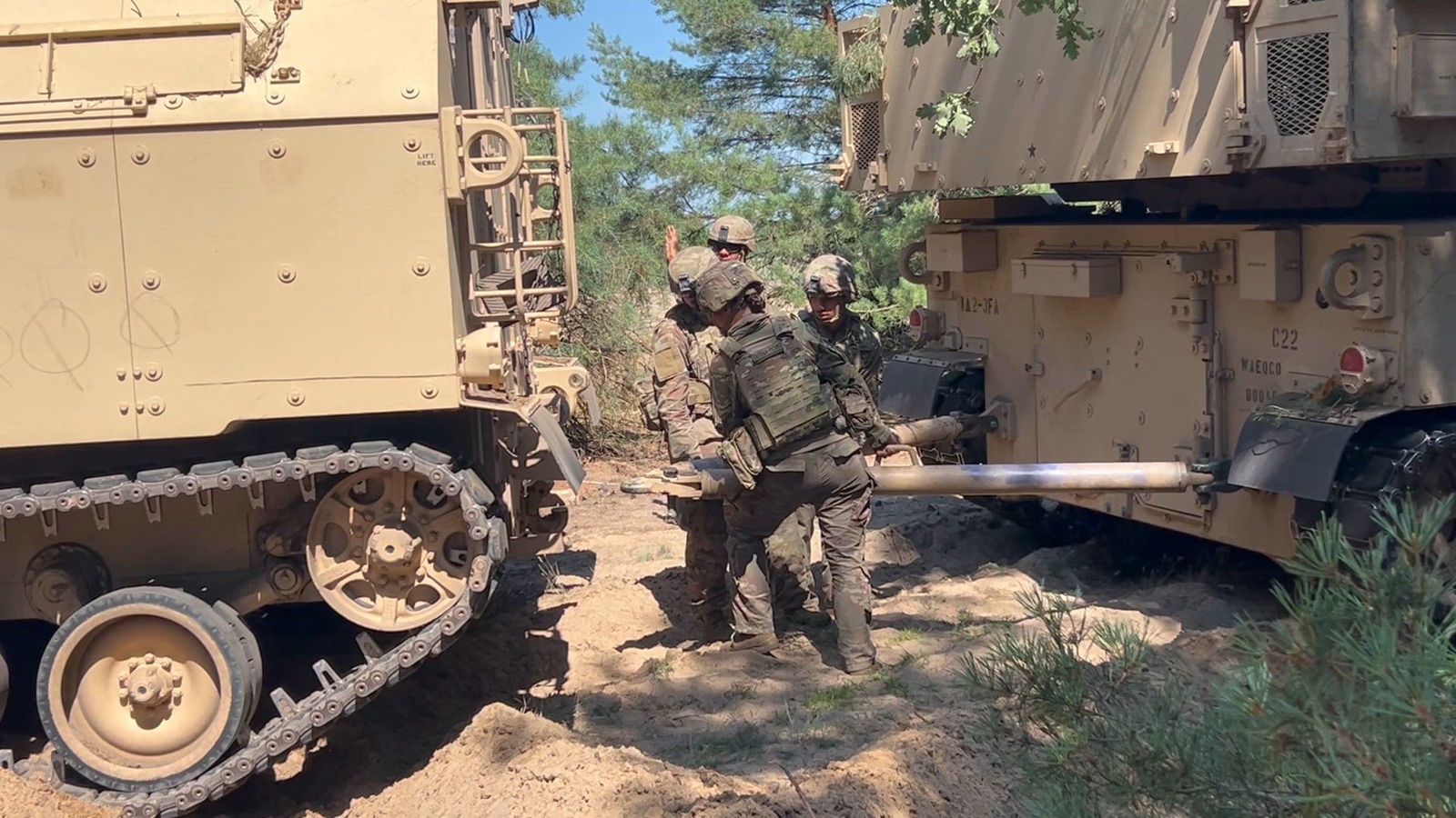 Gunners Conduct Artillery Table XI