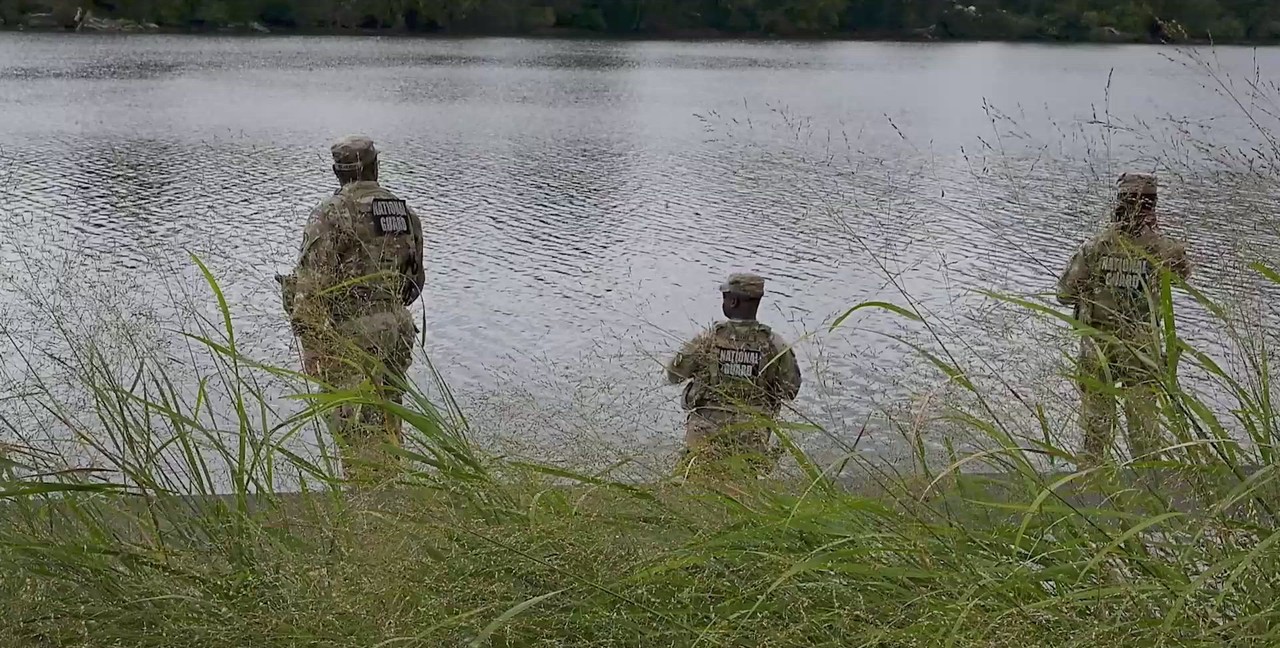 JTF-DC Guardsmen Patrol Georgetown Waterfront Park