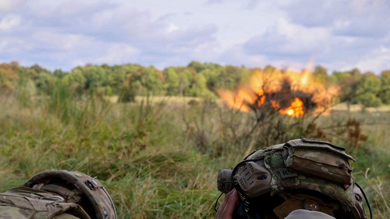 U.S. Army engineers conduct their qualification table at the Bemowo Piskie Training Area