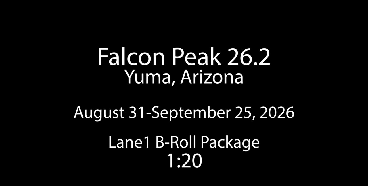 Falcon Peak 26.2 Lane 1