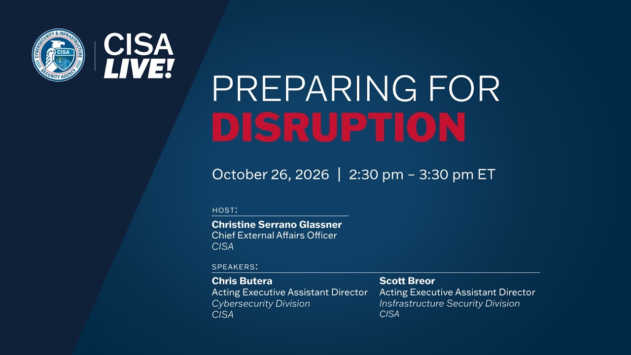 Preparing for Disruption