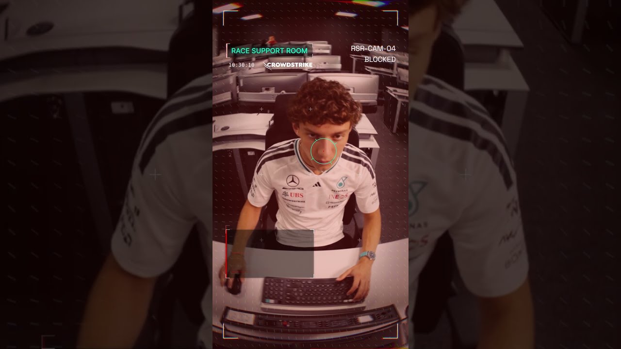 Behind The Scenes With Kimi Antonelli | CrowdStrike x @MercedesAMGF1