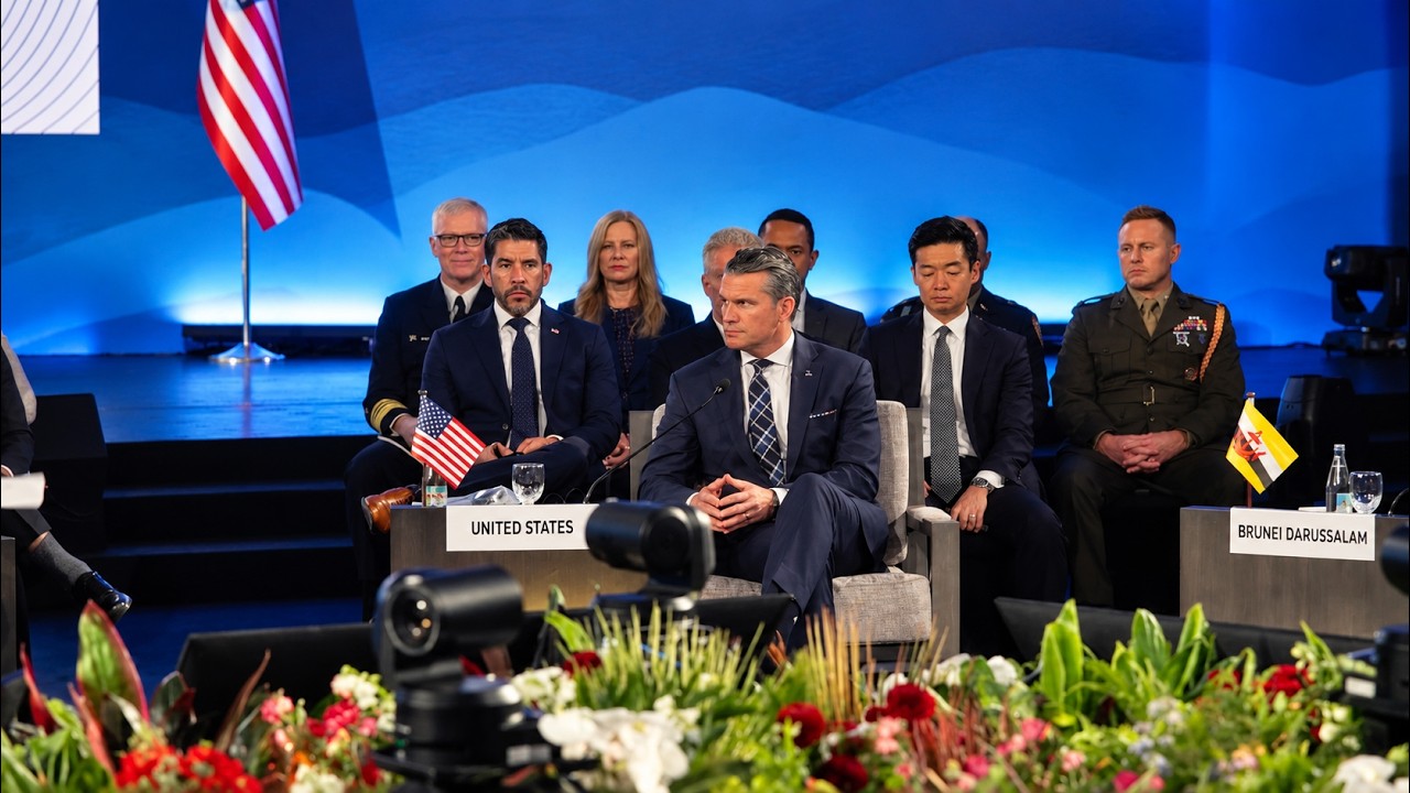 Secretary Hegseth provides remarks at the ASEAN Defense Ministers’ Meeting.