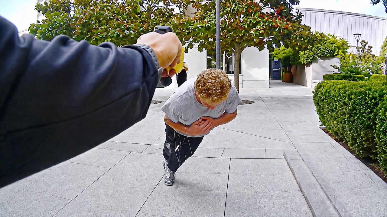 Trespasser Walks Toward Officer & Gets Tased