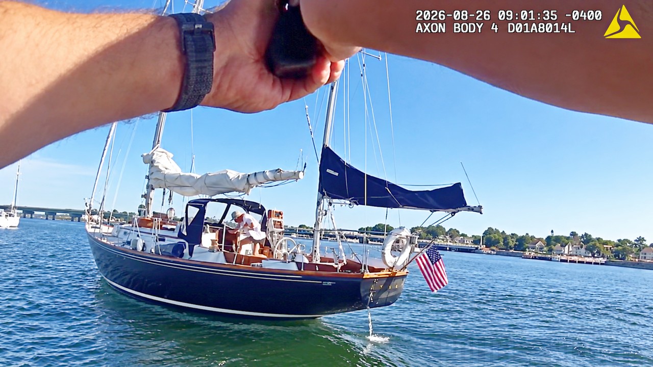 Officers Board Stolen Sailboat Then Suspect Opens Fire