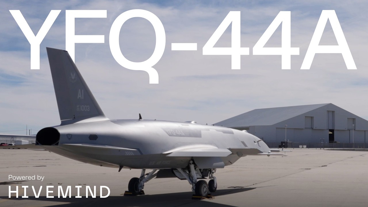 Collaborative Combat Aircraft | YFQ-44A Powered by Hivemind