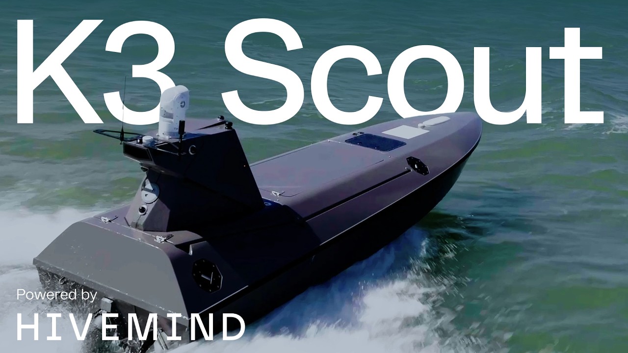 Autonomous Maritime Teaming | K3 SCOUT Powered by Hivemind