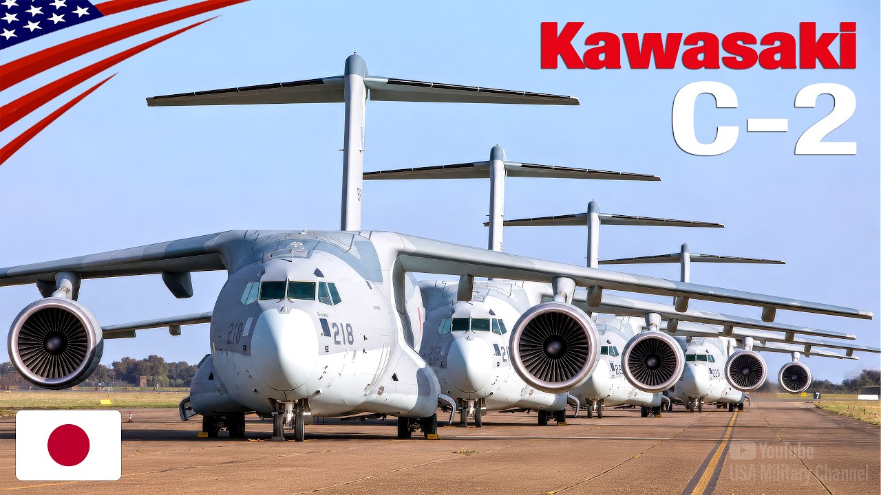 Kawasaki C-2 – Japan’s High-Speed Airlifter Built for Range and Heavy Loads