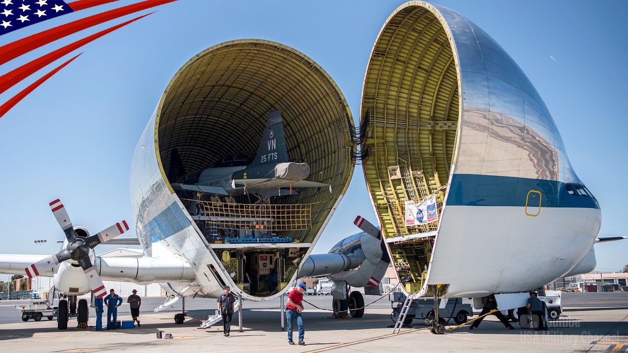 Weirdest Cargo Plane – NASA's Super Guppy Swallows Everything