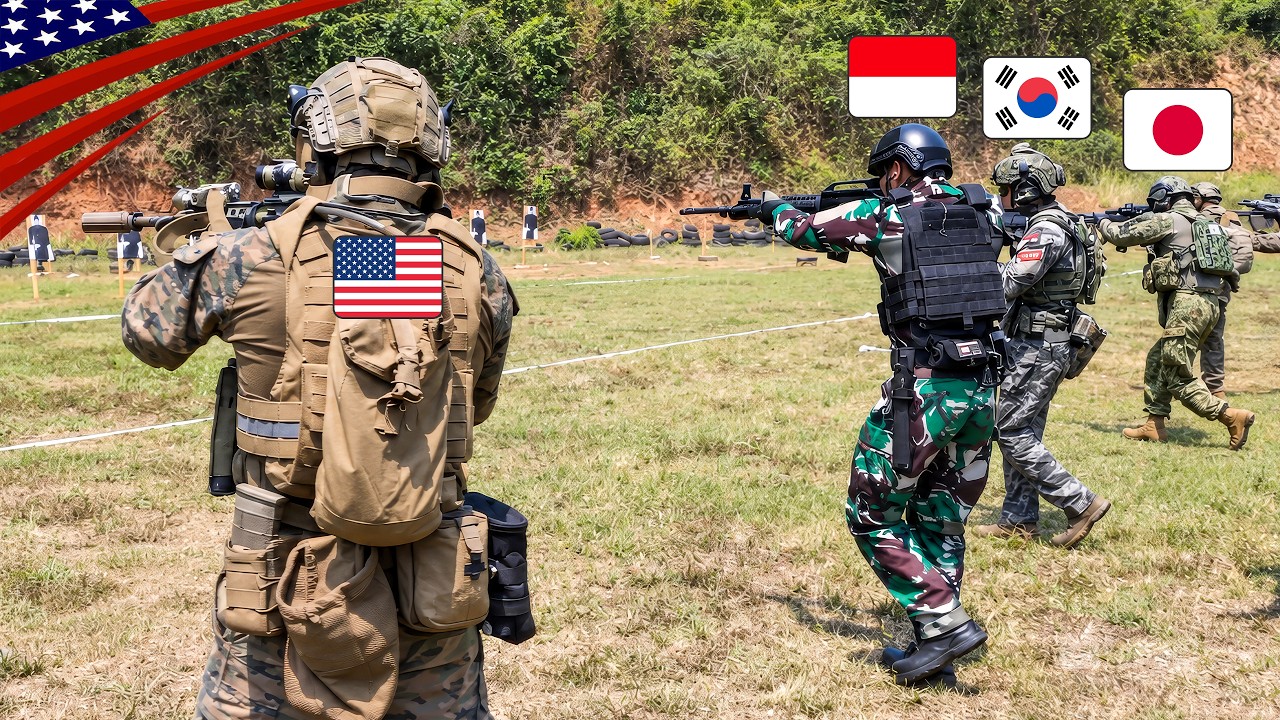 Four Nations Amphibious Forces in Action – U.S., Indonesia, Japan & Korea | Super Garuda Shield 26