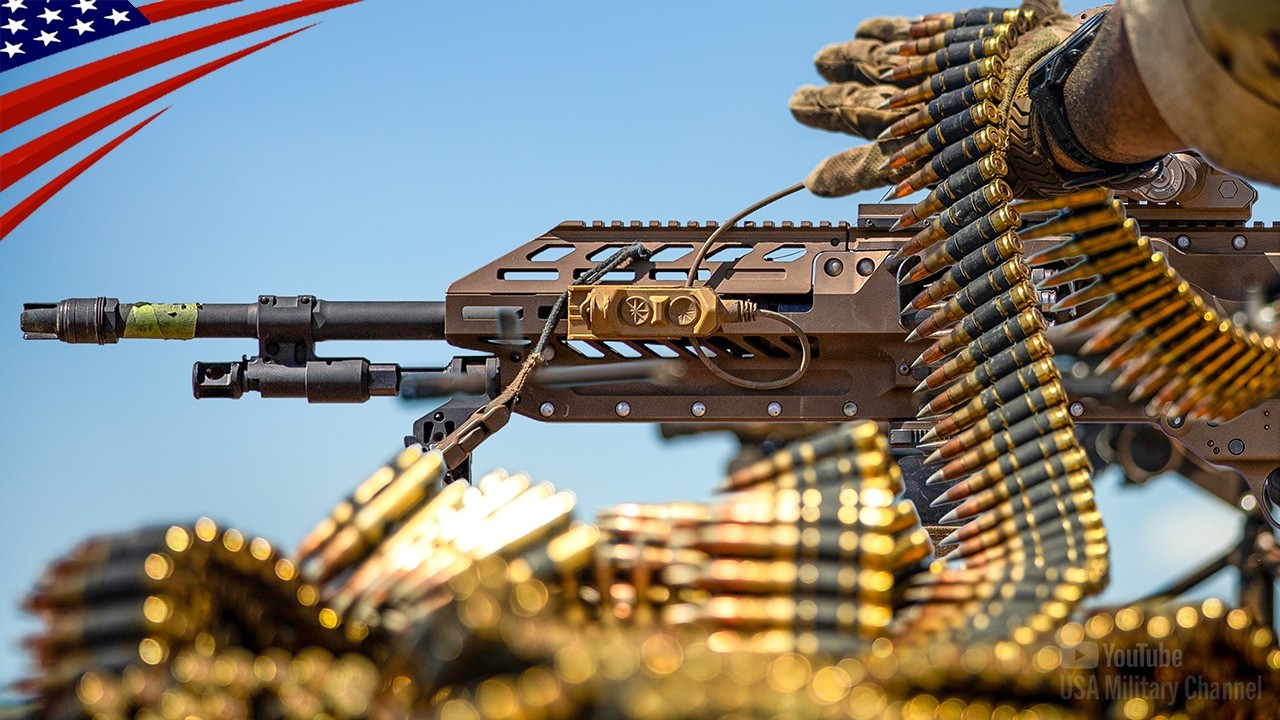 6.8mm Machine Gun in Action: Full Auto Firepower – U.S. Army's New M250